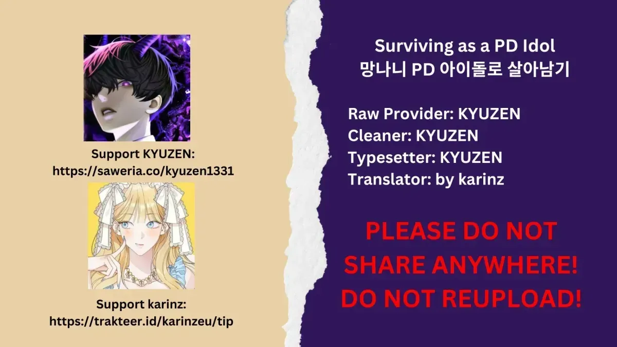 Read Surviving as a PD Idol chapter 1.3 image 0 on Lezhin