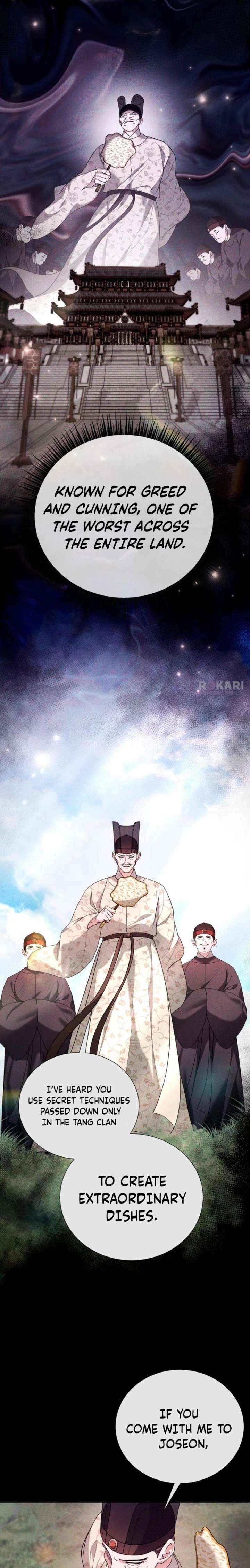 Read Surviving As The Tyrant’s Chef chapter 38 image 13 on Lezhin