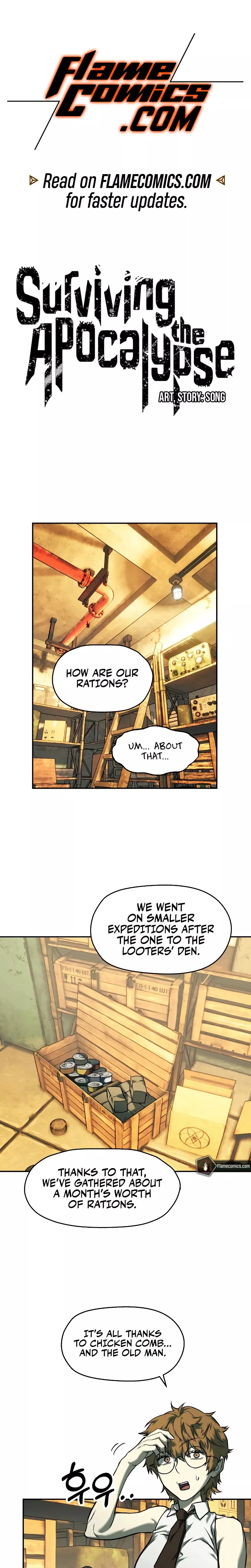 Read Surviving the Apocalypse chapter 55.1 image 1 on Lezhin