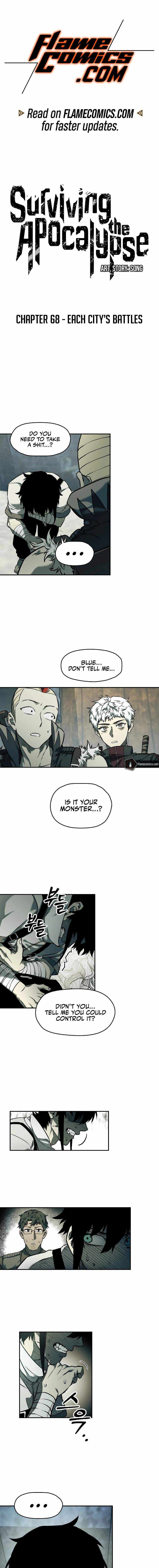 Read Surviving the Apocalypse chapter 68 image 1 on Lezhin
