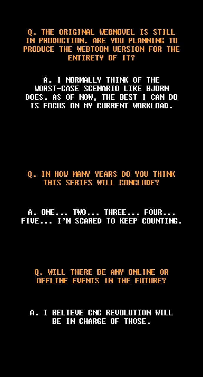 Surviving The Game as a Barbarian Season 3 Afterword page 70 - 