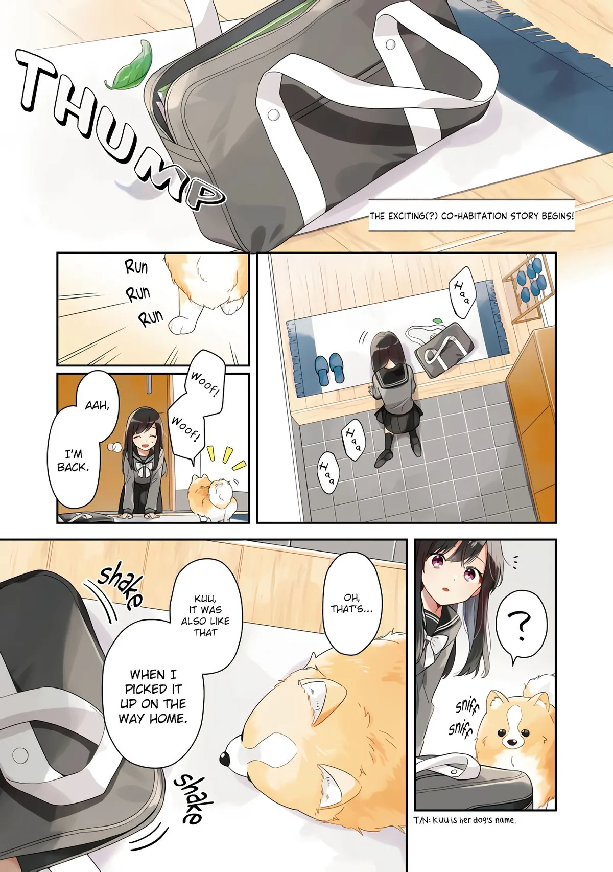 Suzune to Hidarite Chapter 1.1 page 1 - 