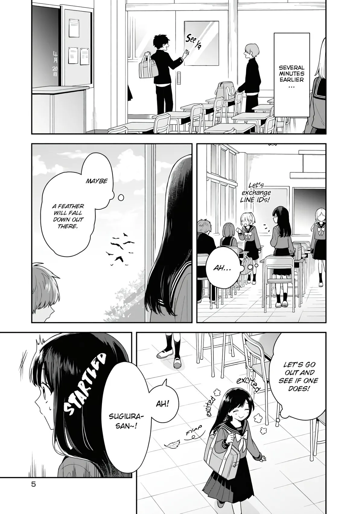 Suzune to Hidarite Chapter 1.1 page 5 - 