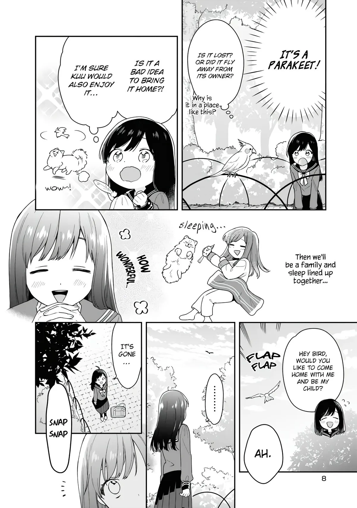 Suzune to Hidarite Chapter 1.1 page 8 - 