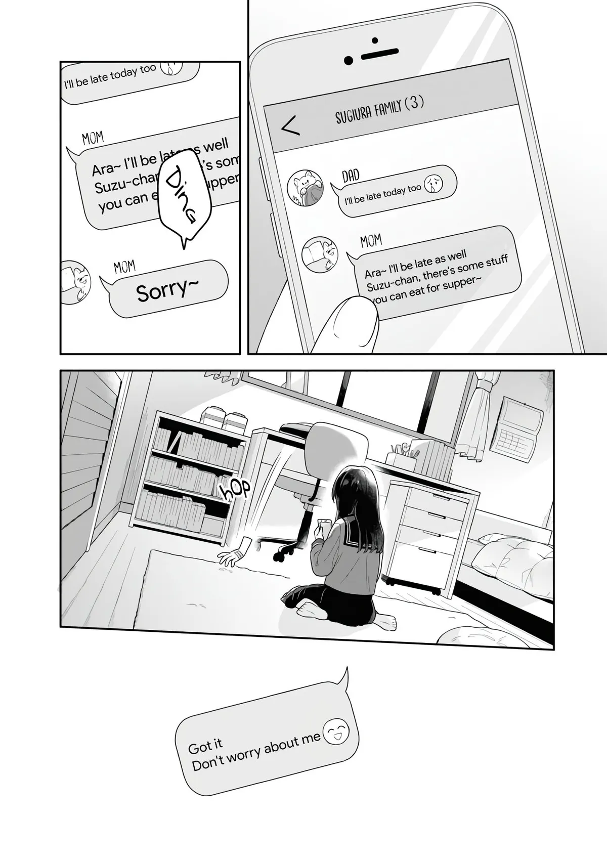 Suzune to Hidarite Chapter 1.2 page 14 - 