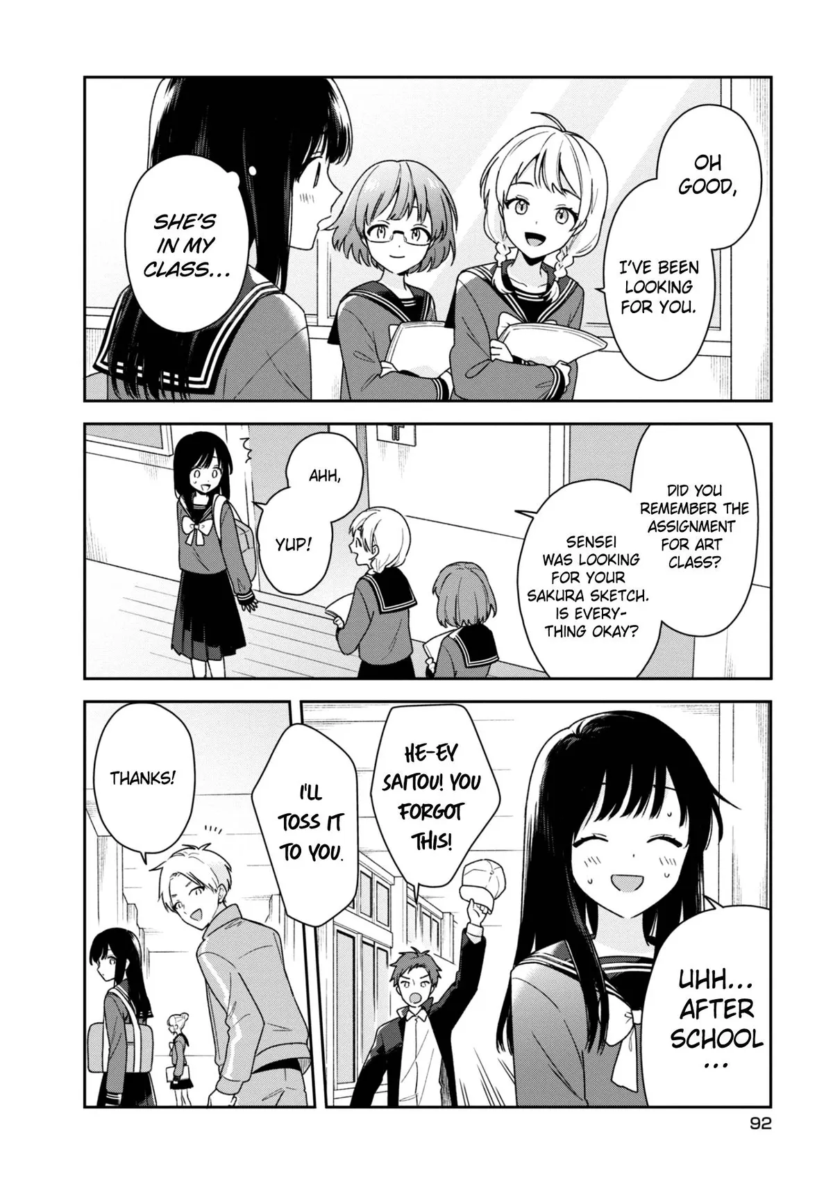 Suzune to Hidarite Chapter 4 page 8 - 