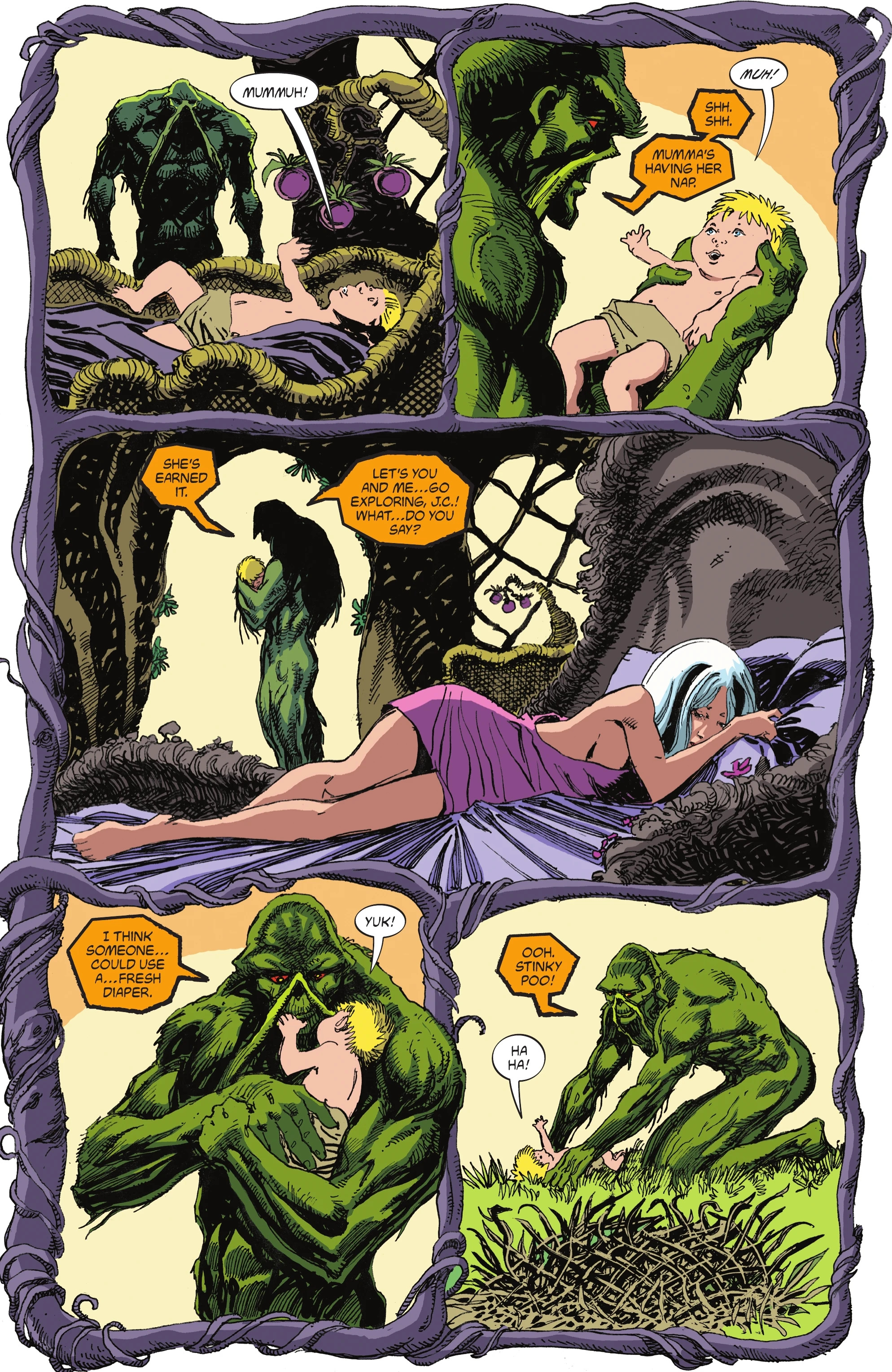 Read Swamp Thing 1989 chapter 4 image 22 on Lezhin