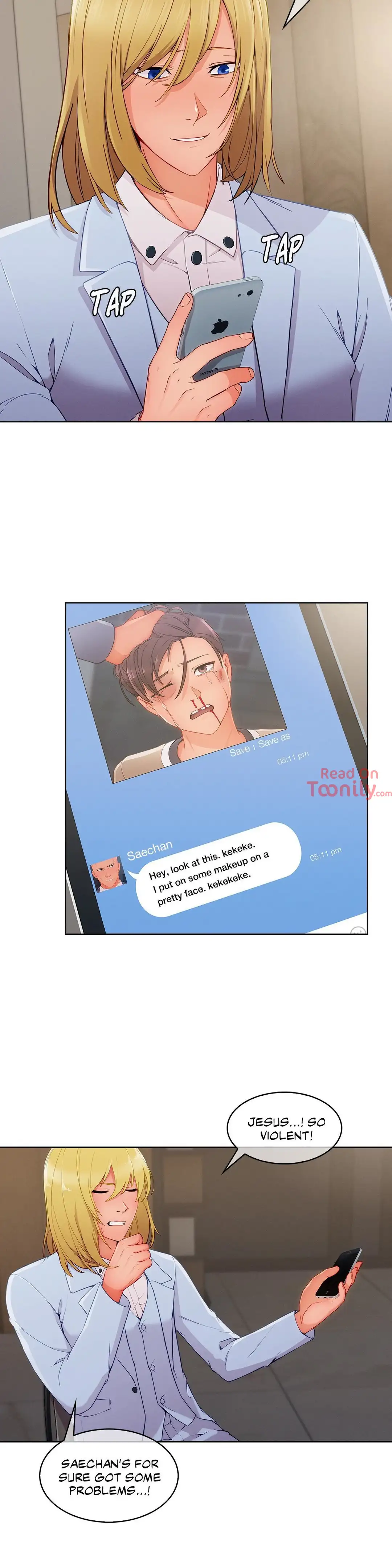 Read Sweet but Psycho chapter 38 image 7 on Lezhin