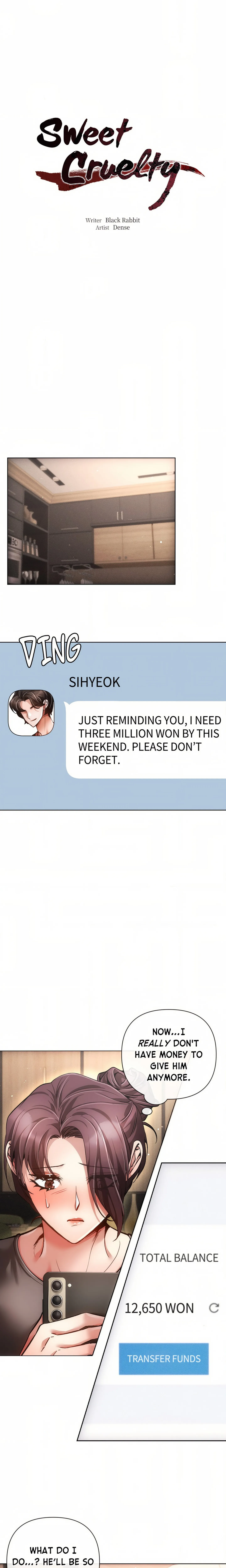 Read Sweet Cruelty chapter 15 image 4 on Lezhin