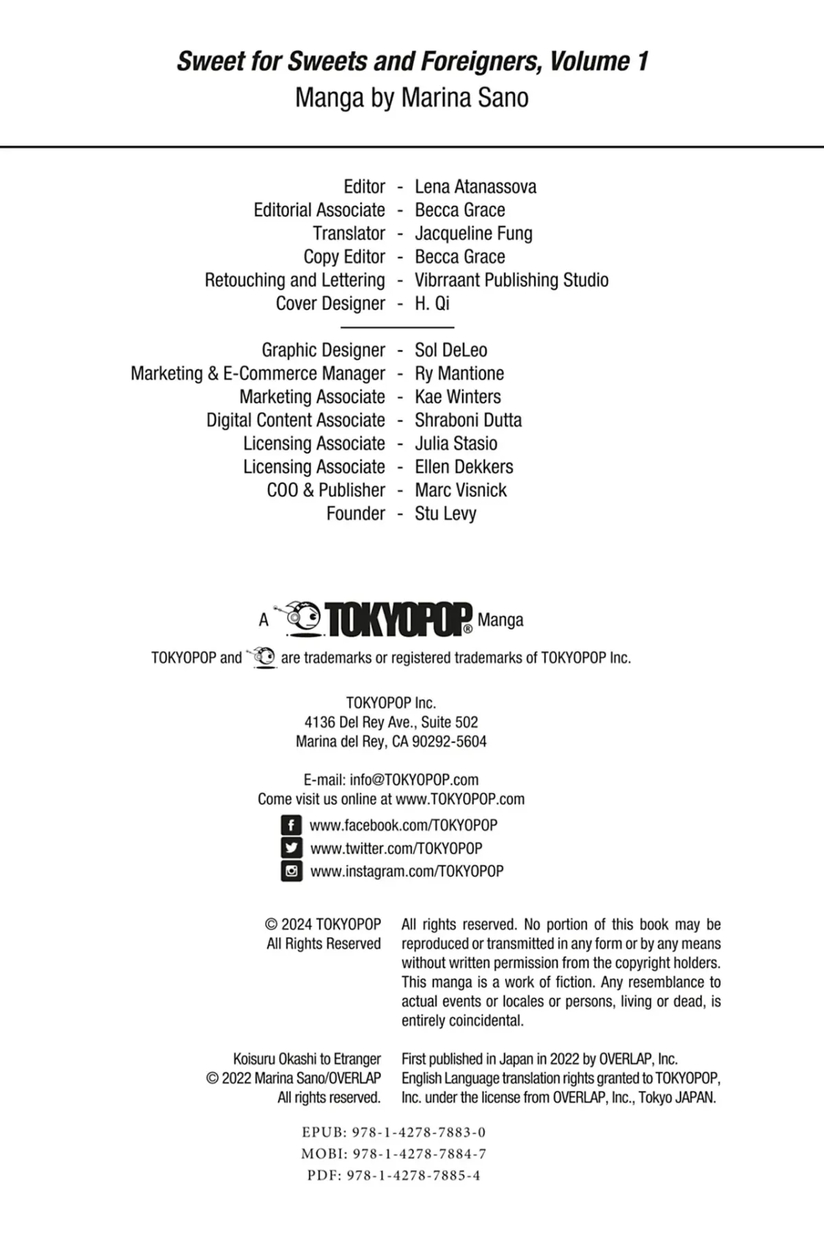 Sweet for Sweets and Foreigners Chapter 1 page 2 - 