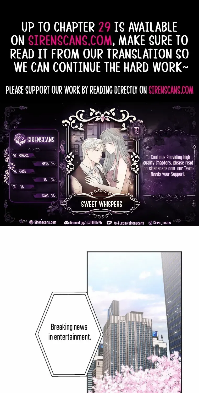 Read Sweet Whispers chapter 19 image 1 on Lezhin