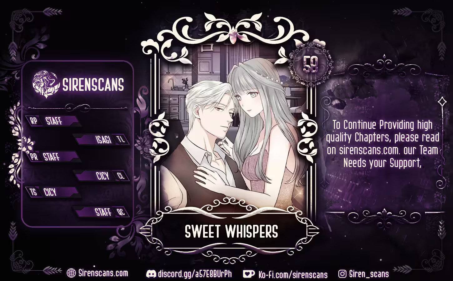 Read Sweet Whispers chapter 58 image 0 on Lezhin