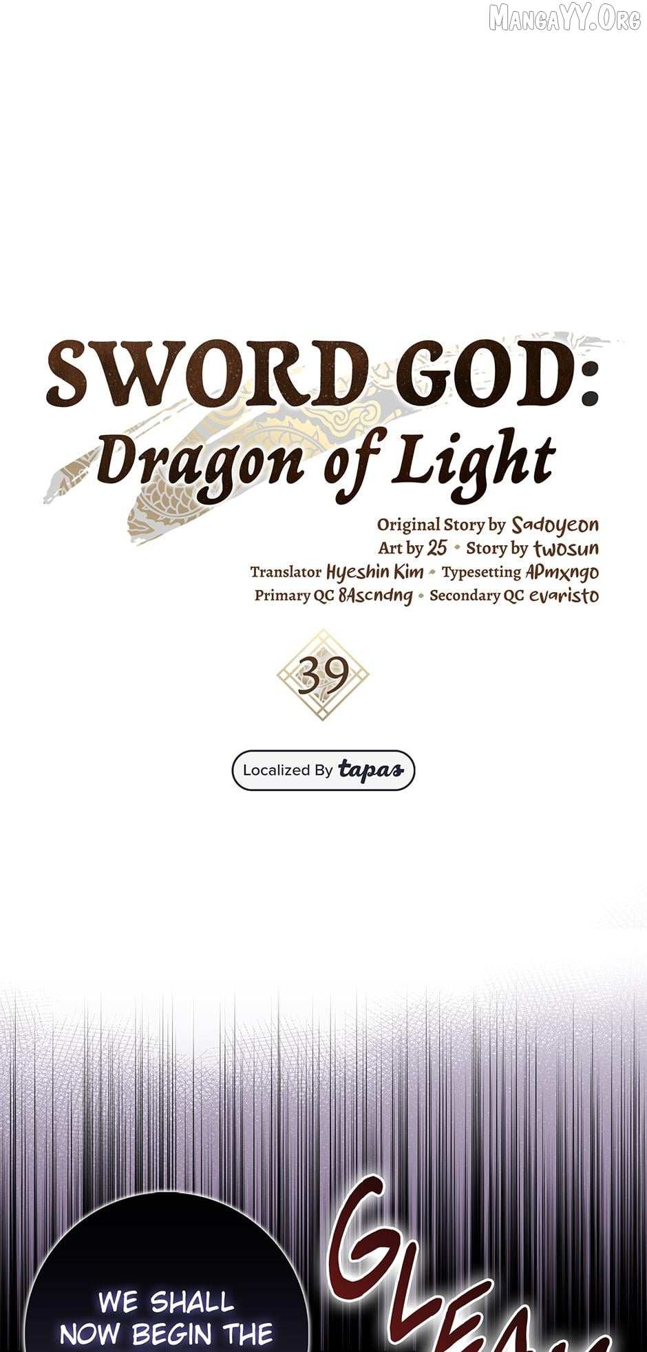 Read Sword God Dragon chapter 39 image 1 on Lezhin