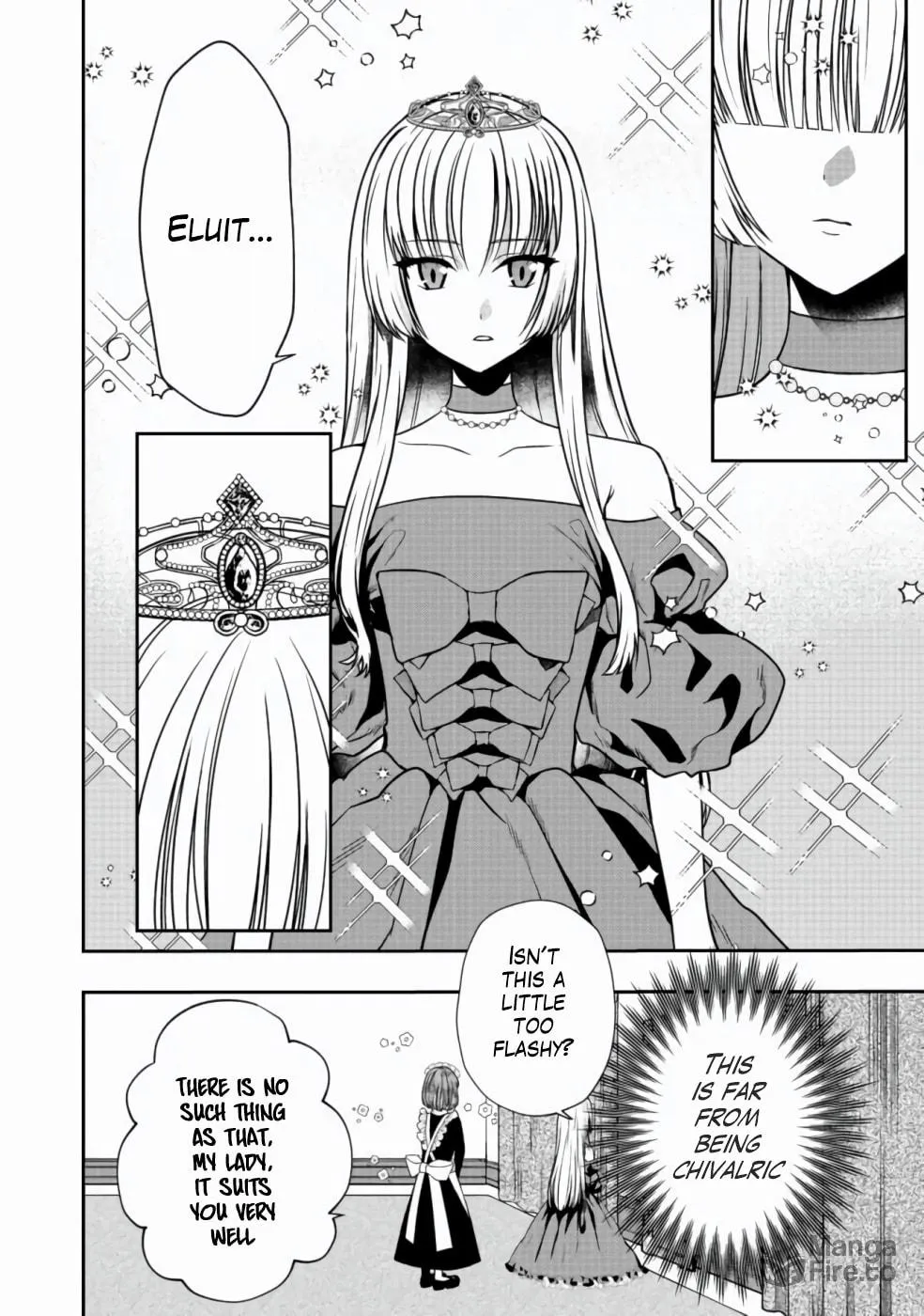 Read Sword, Tiara and High Heels chapter 2 image 4 on Lezhin