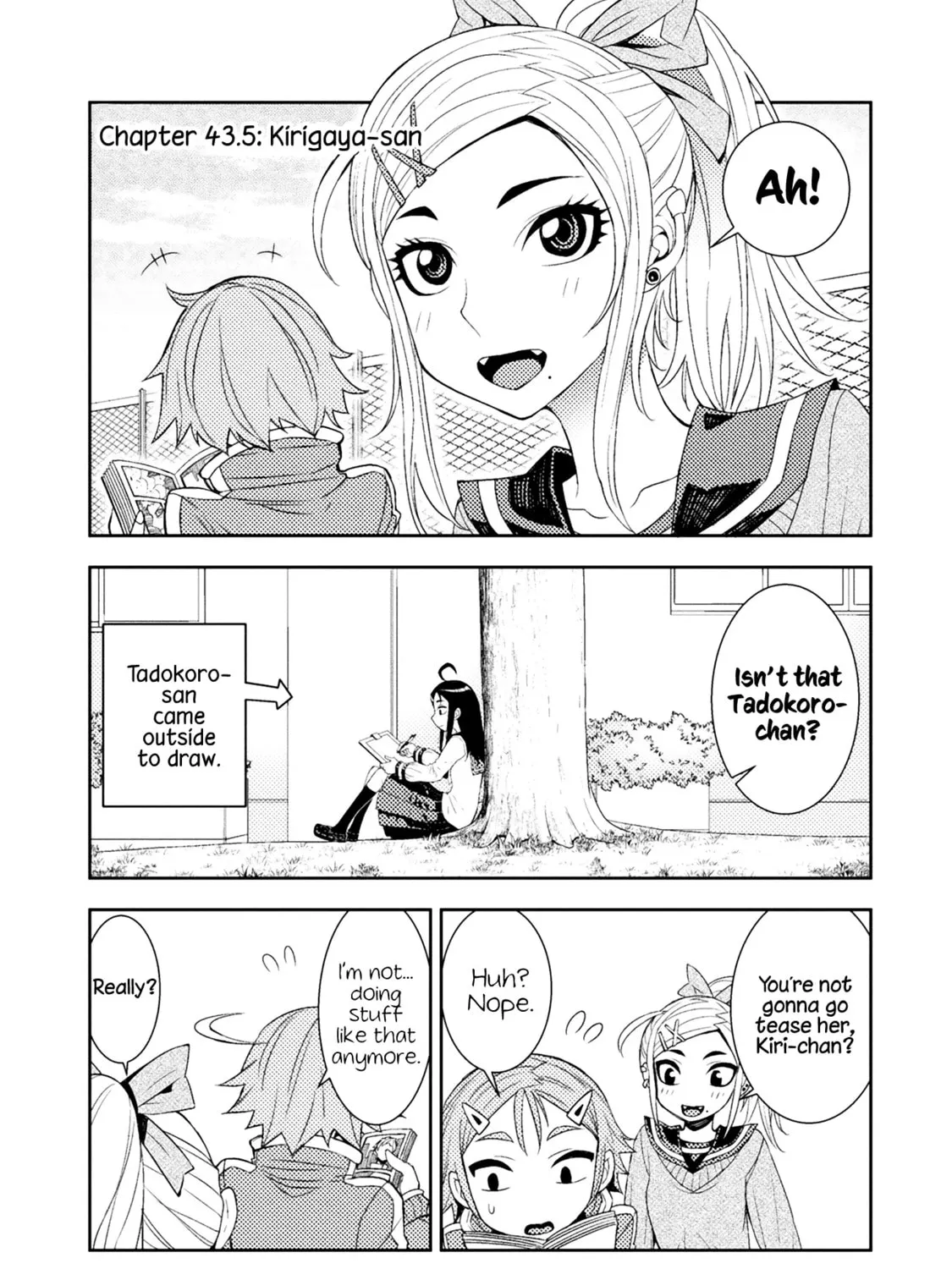 Tadokoro-san Chapter 43.5 page 1 - 