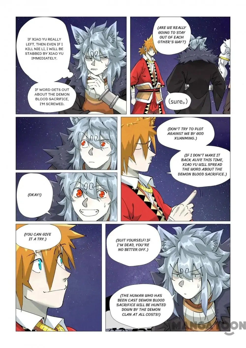 Tales of Demons and Gods (Colored) Chapter 734 page 3 - 