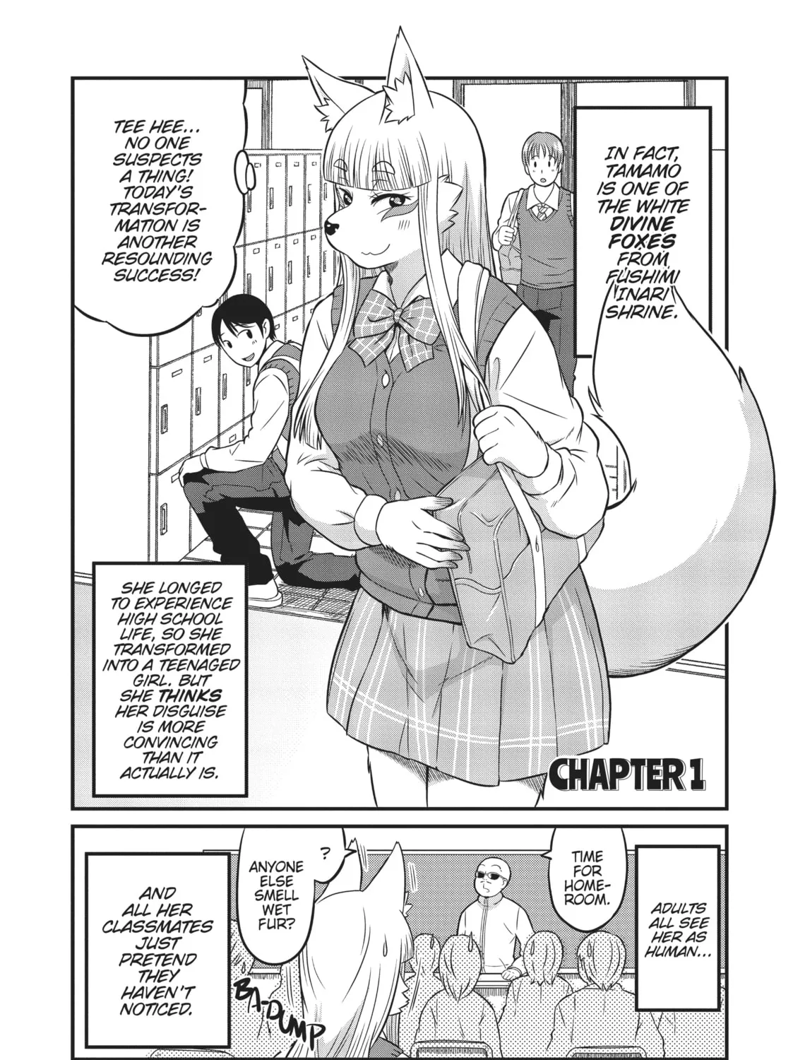 Read Tamamo-chan’s a Fox! chapter 1 image 2 on Lezhin