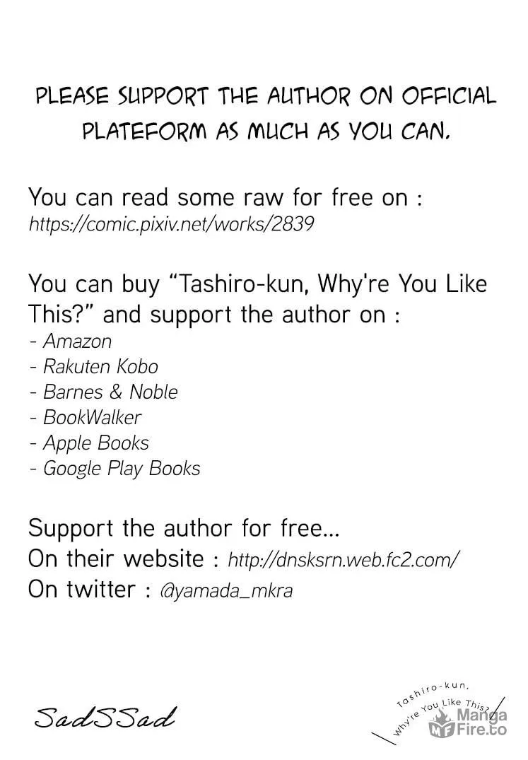 Read Tashiro-kun, Why