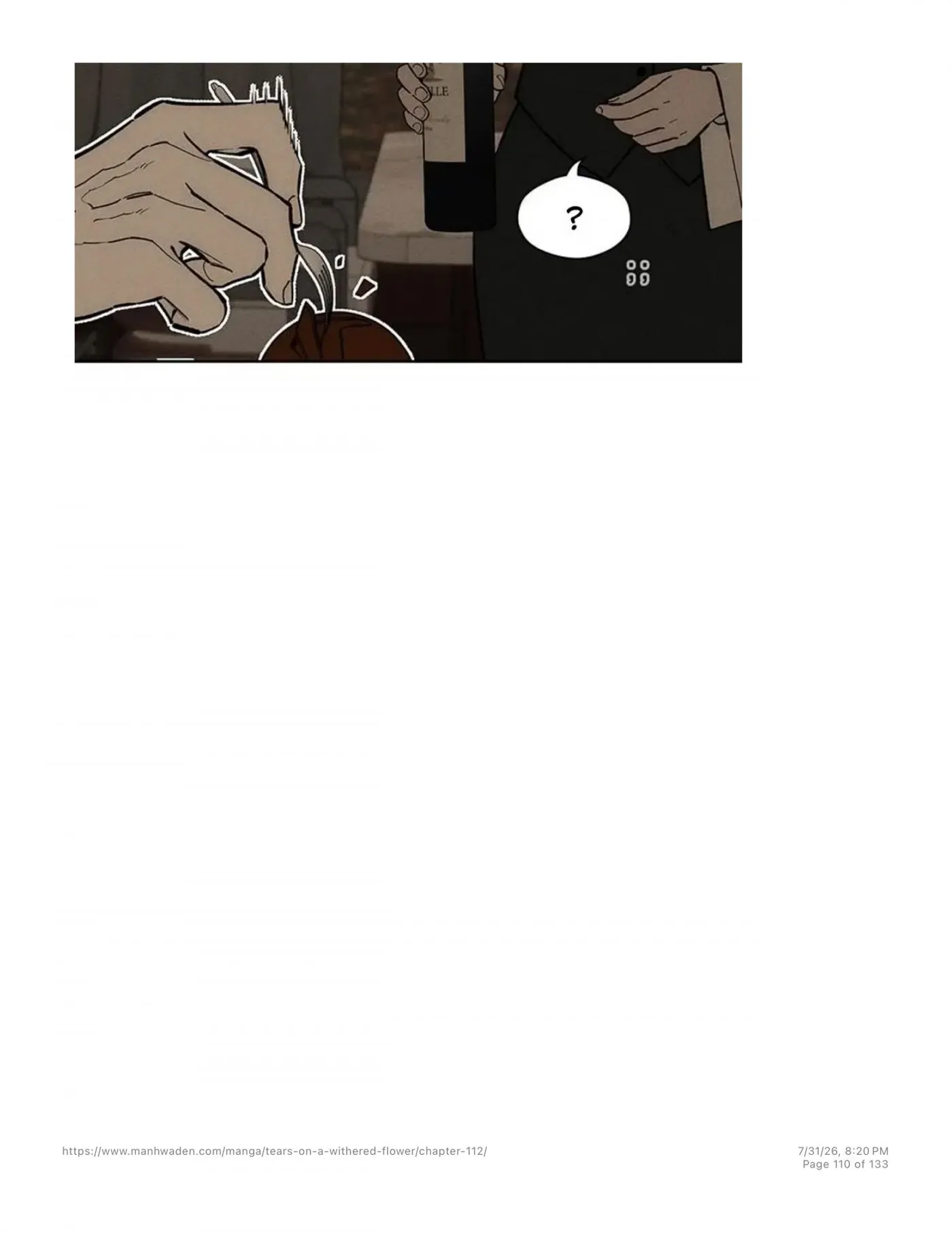 Read Tears on a Withered Flower chapter 112 image 108 on Lezhin