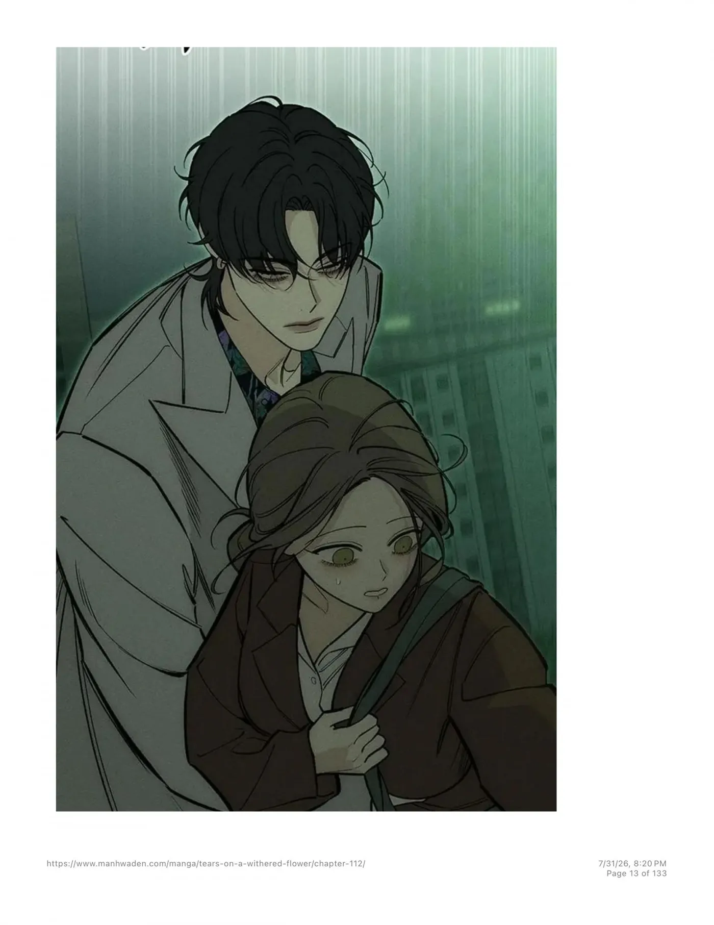Read Tears on a Withered Flower chapter 112 image 11 on Lezhin