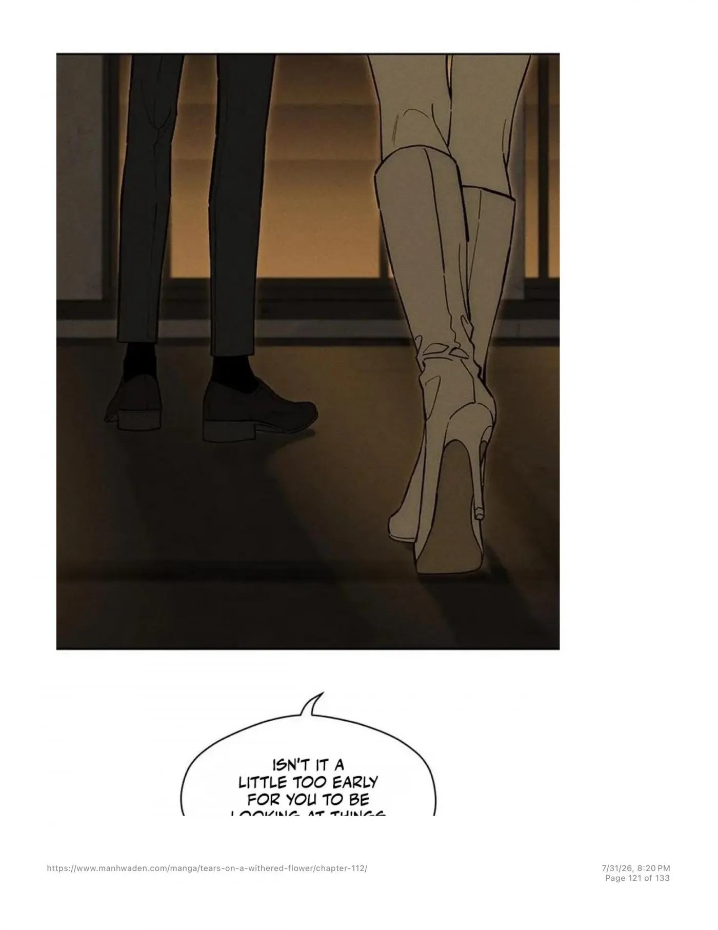 Read Tears on a Withered Flower chapter 112 image 119 on Lezhin