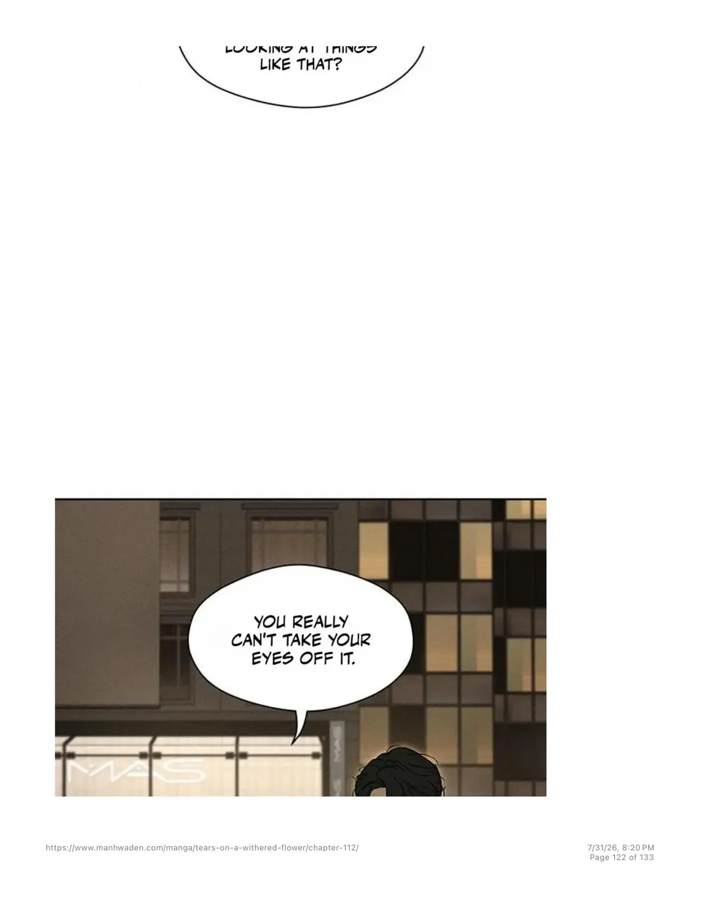 Read Tears on a Withered Flower chapter 112 image 120 on Lezhin