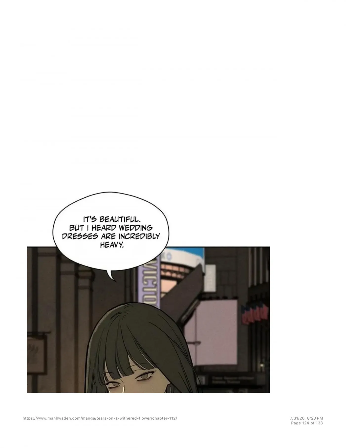 Read Tears on a Withered Flower chapter 112 image 122 on Lezhin