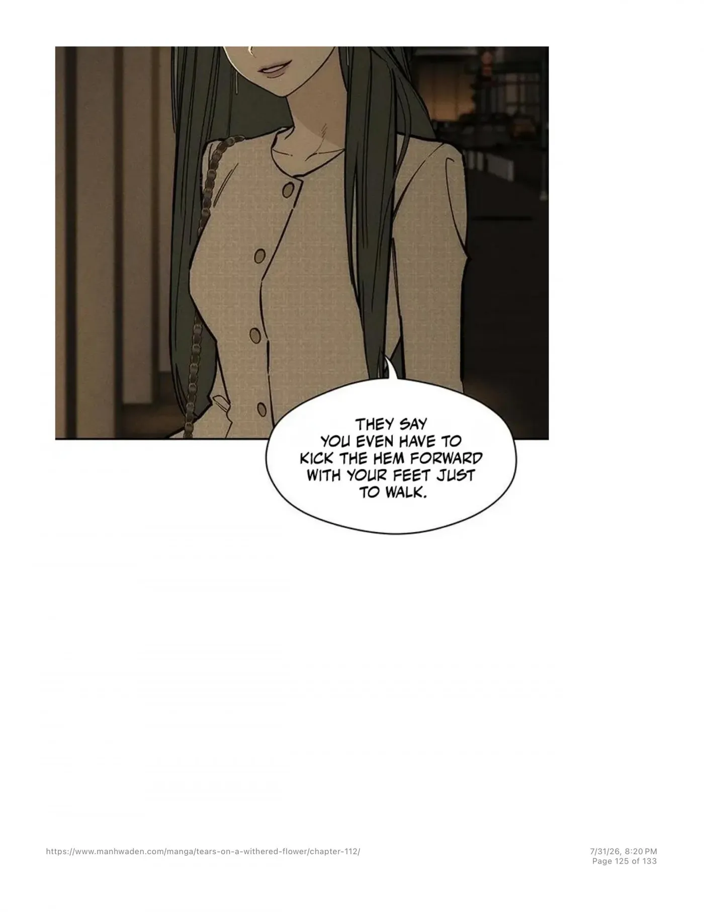 Read Tears on a Withered Flower chapter 112 image 123 on Lezhin