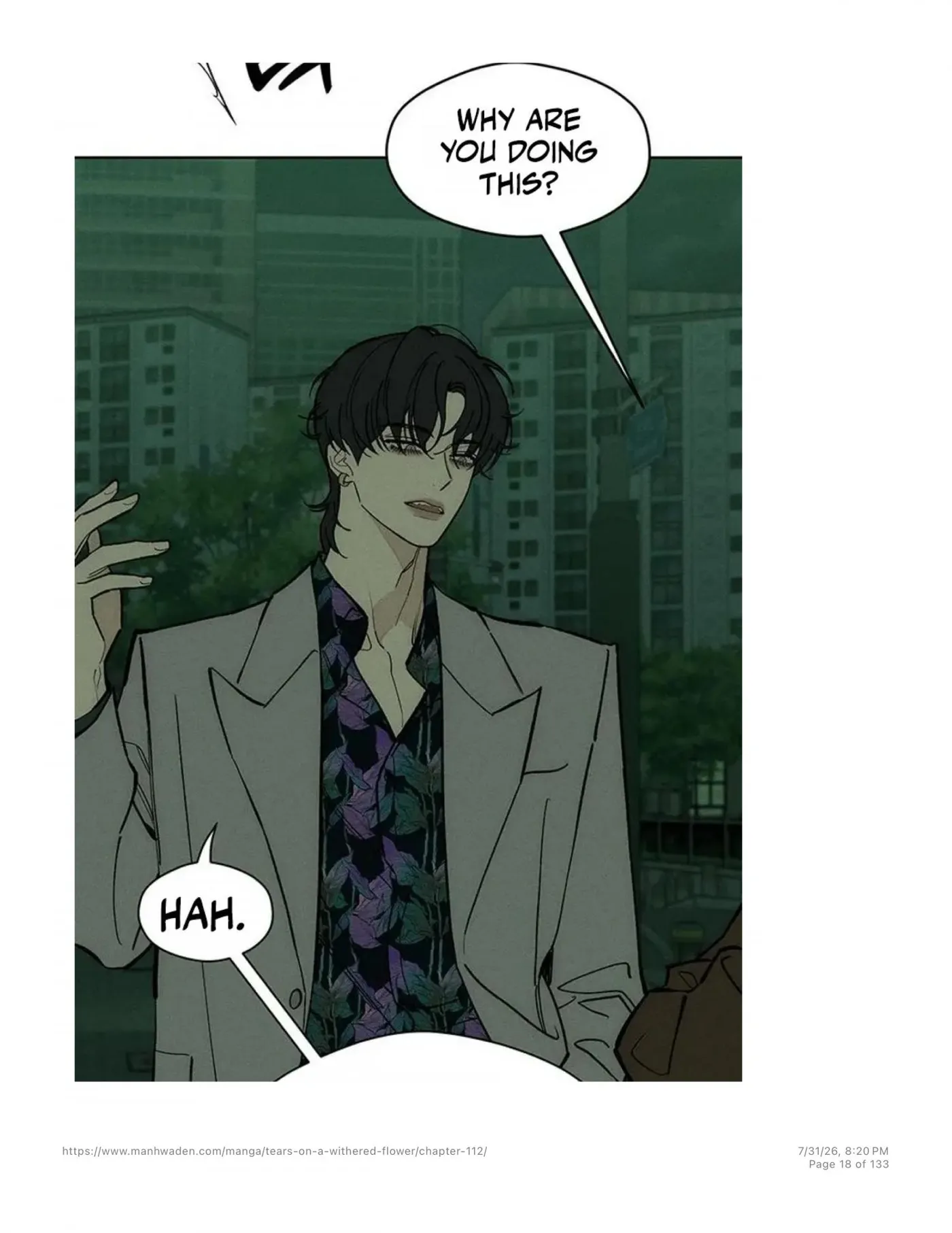 Read Tears on a Withered Flower chapter 112 image 16 on Lezhin