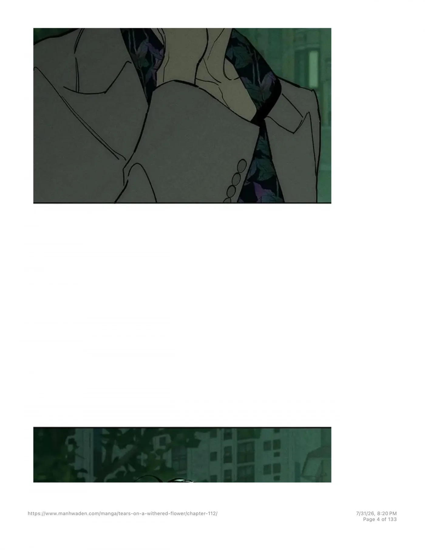 Read Tears on a Withered Flower chapter 112 image 2 on Lezhin