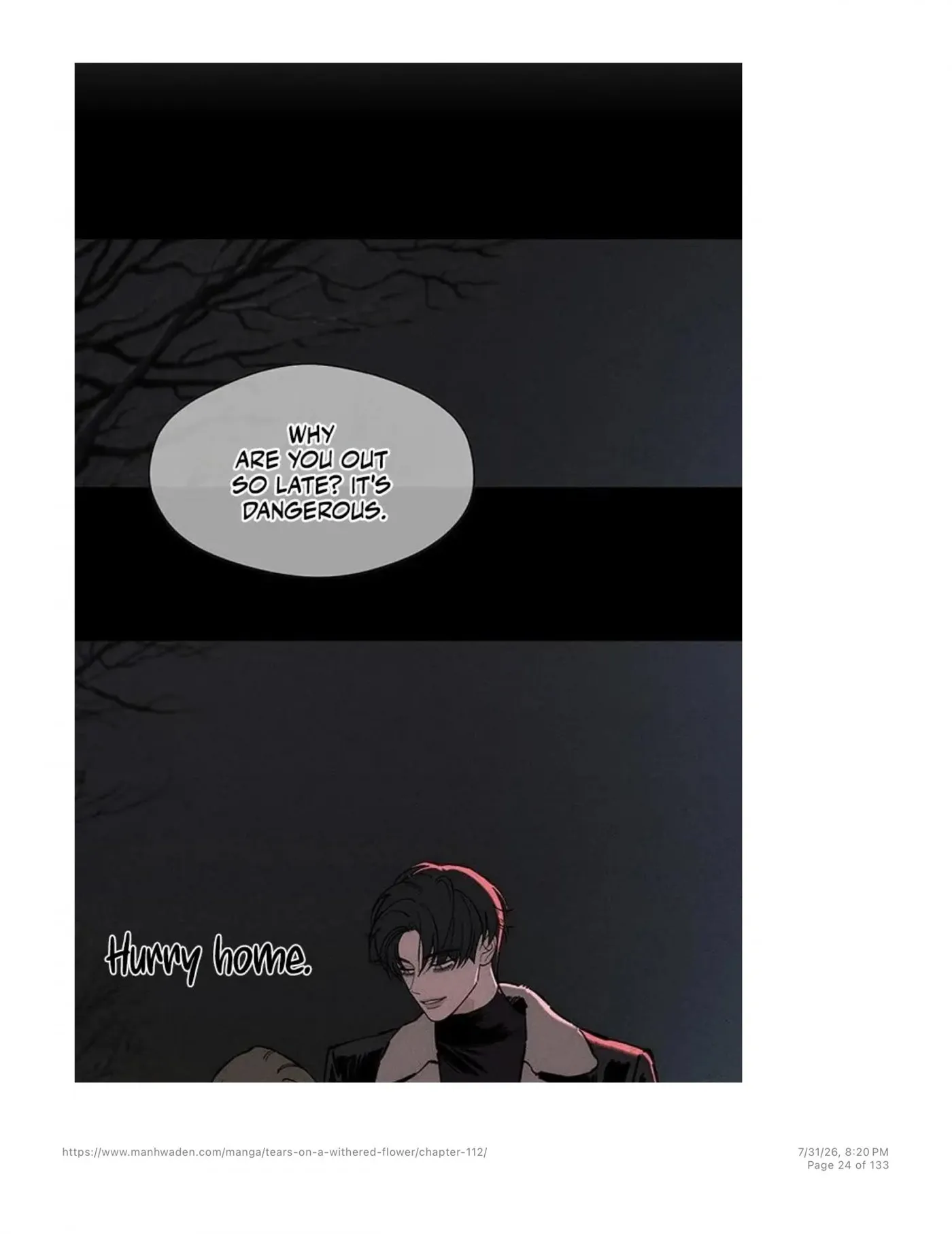 Read Tears on a Withered Flower chapter 112 image 22 on Lezhin