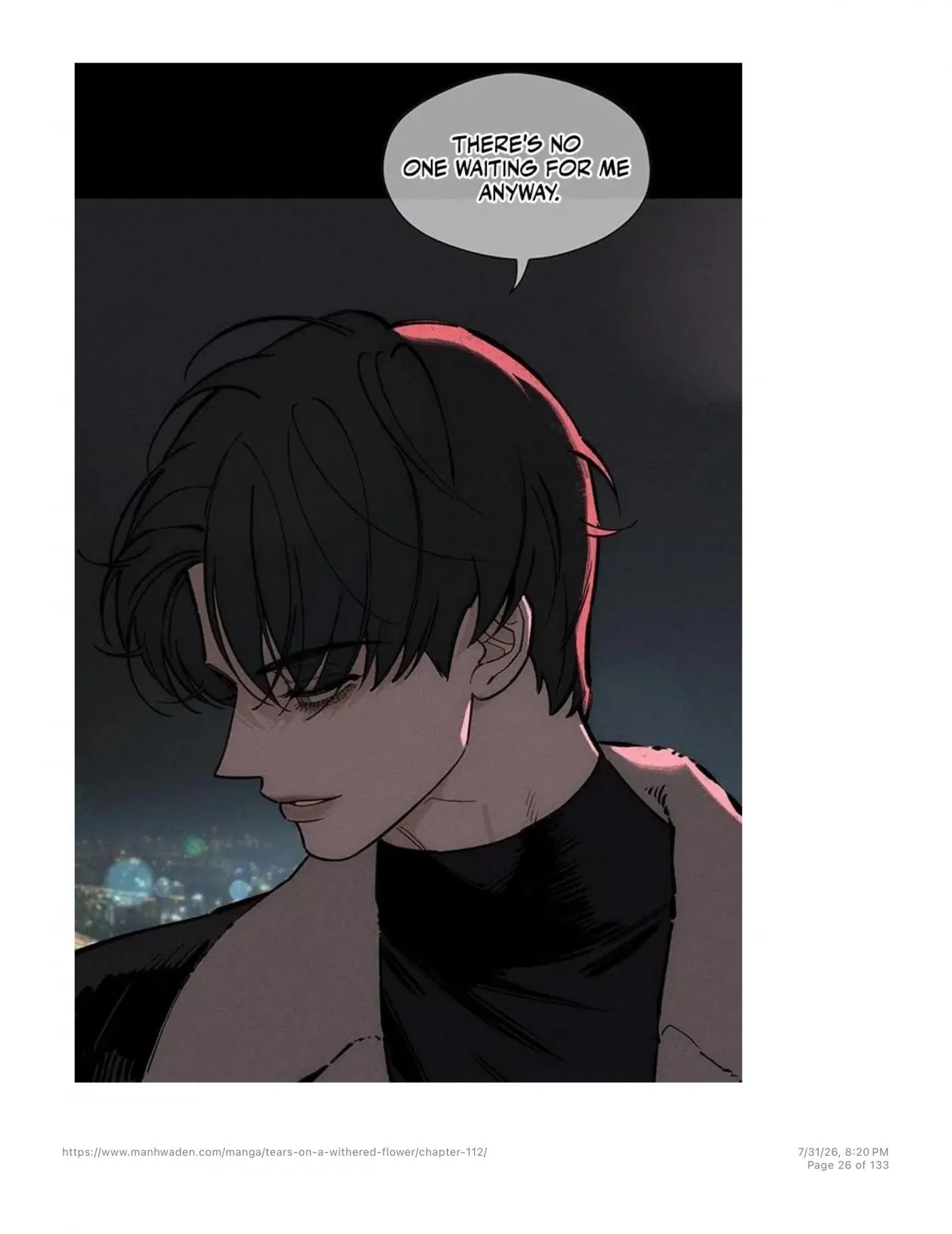 Read Tears on a Withered Flower chapter 112 image 24 on Lezhin