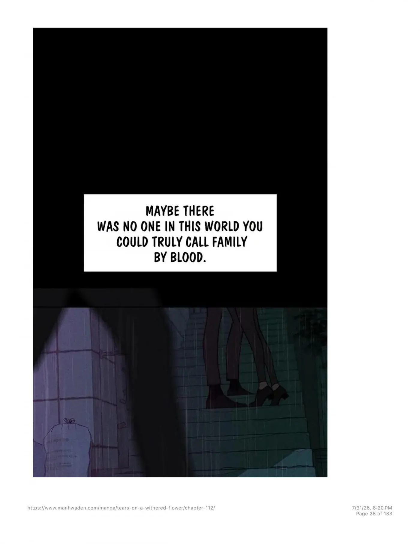 Read Tears on a Withered Flower chapter 112 image 26 on Lezhin