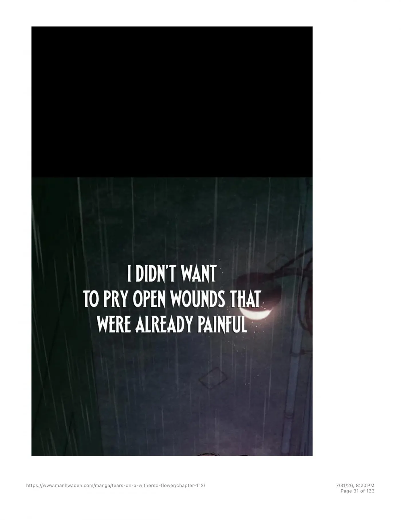 Read Tears on a Withered Flower chapter 112 image 29 on Lezhin