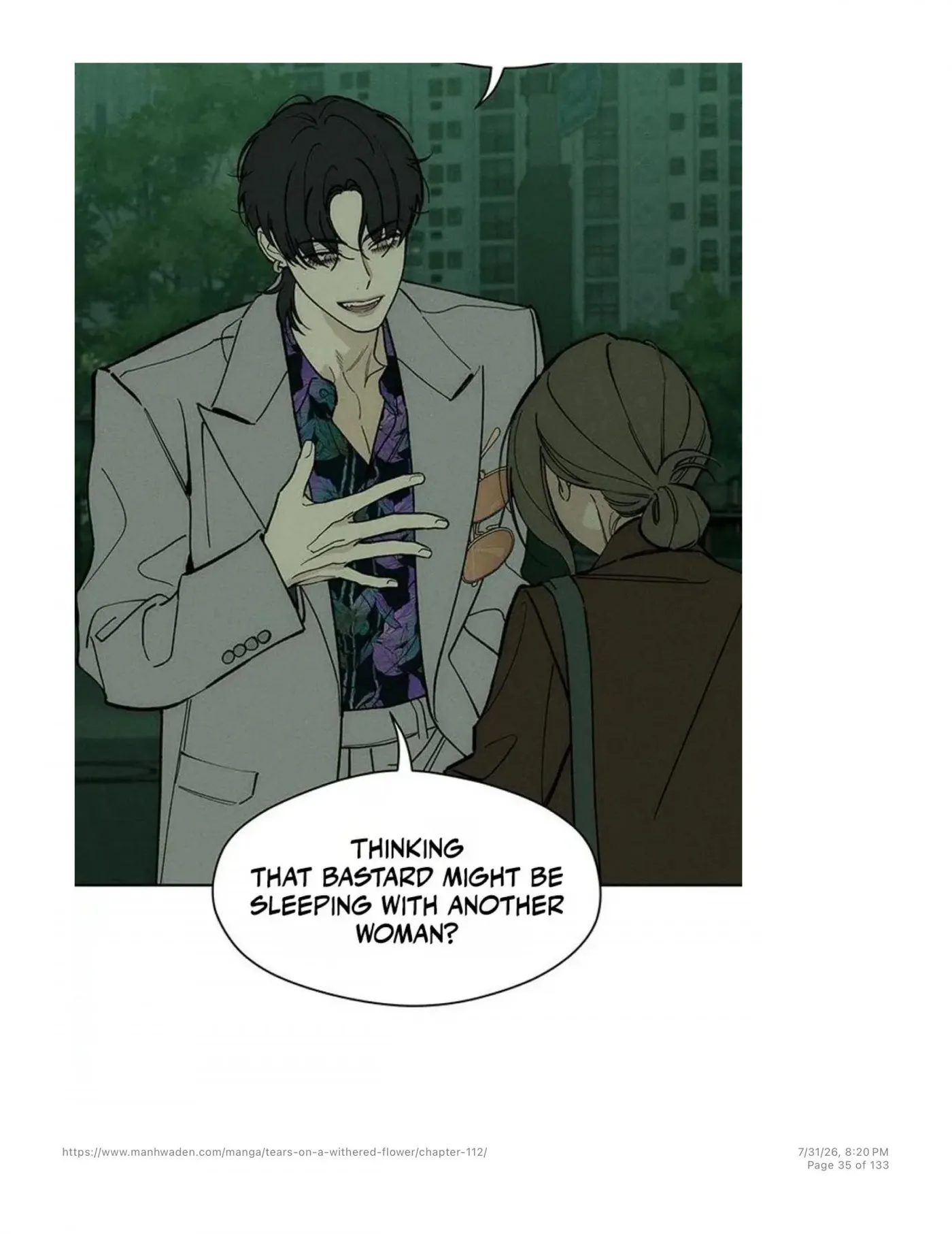 Read Tears on a Withered Flower chapter 112 image 33 on Lezhin