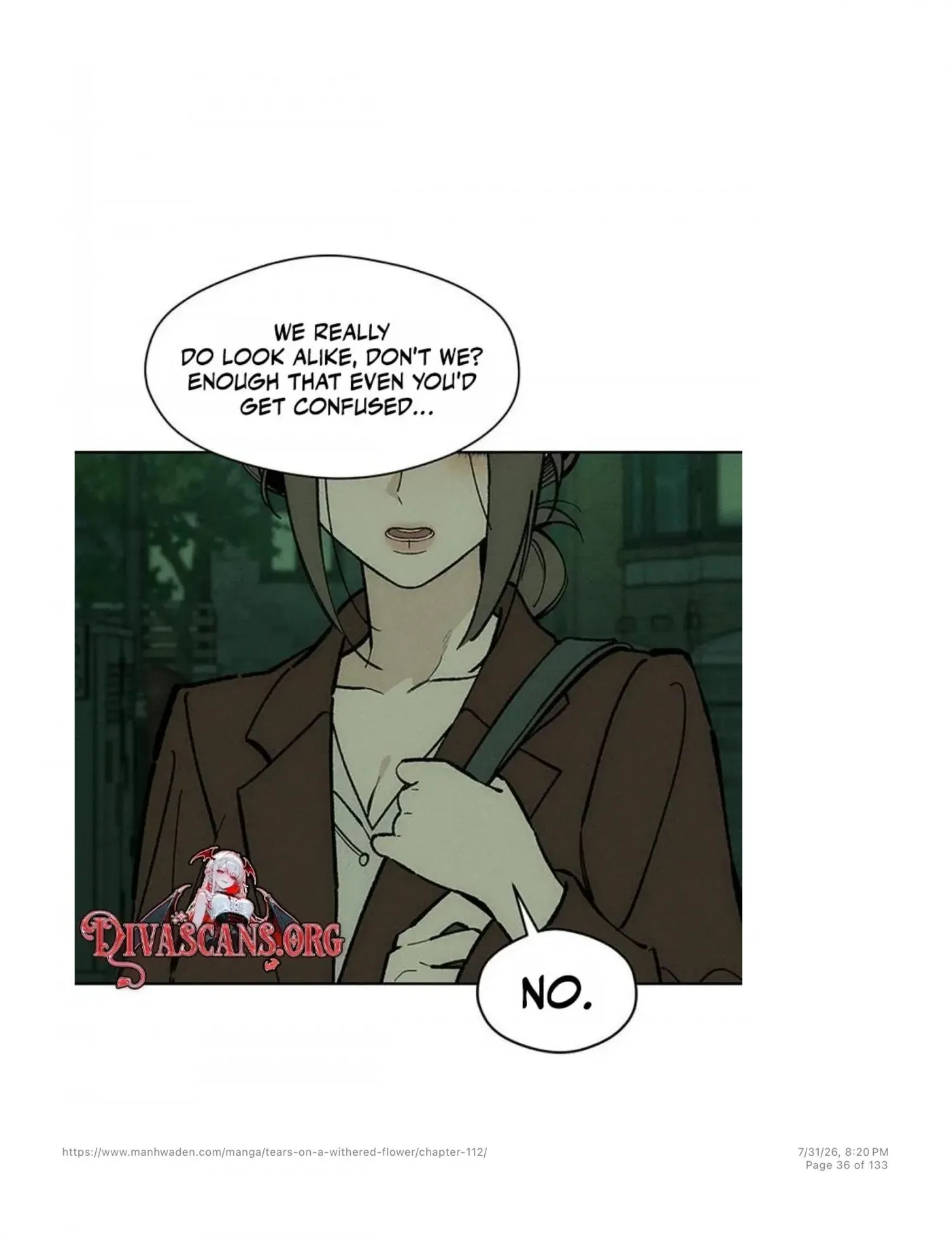 Read Tears on a Withered Flower chapter 112 image 34 on Lezhin