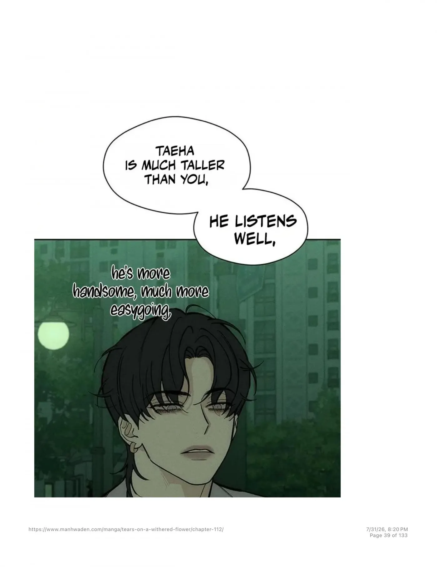 Read Tears on a Withered Flower chapter 112 image 37 on Lezhin