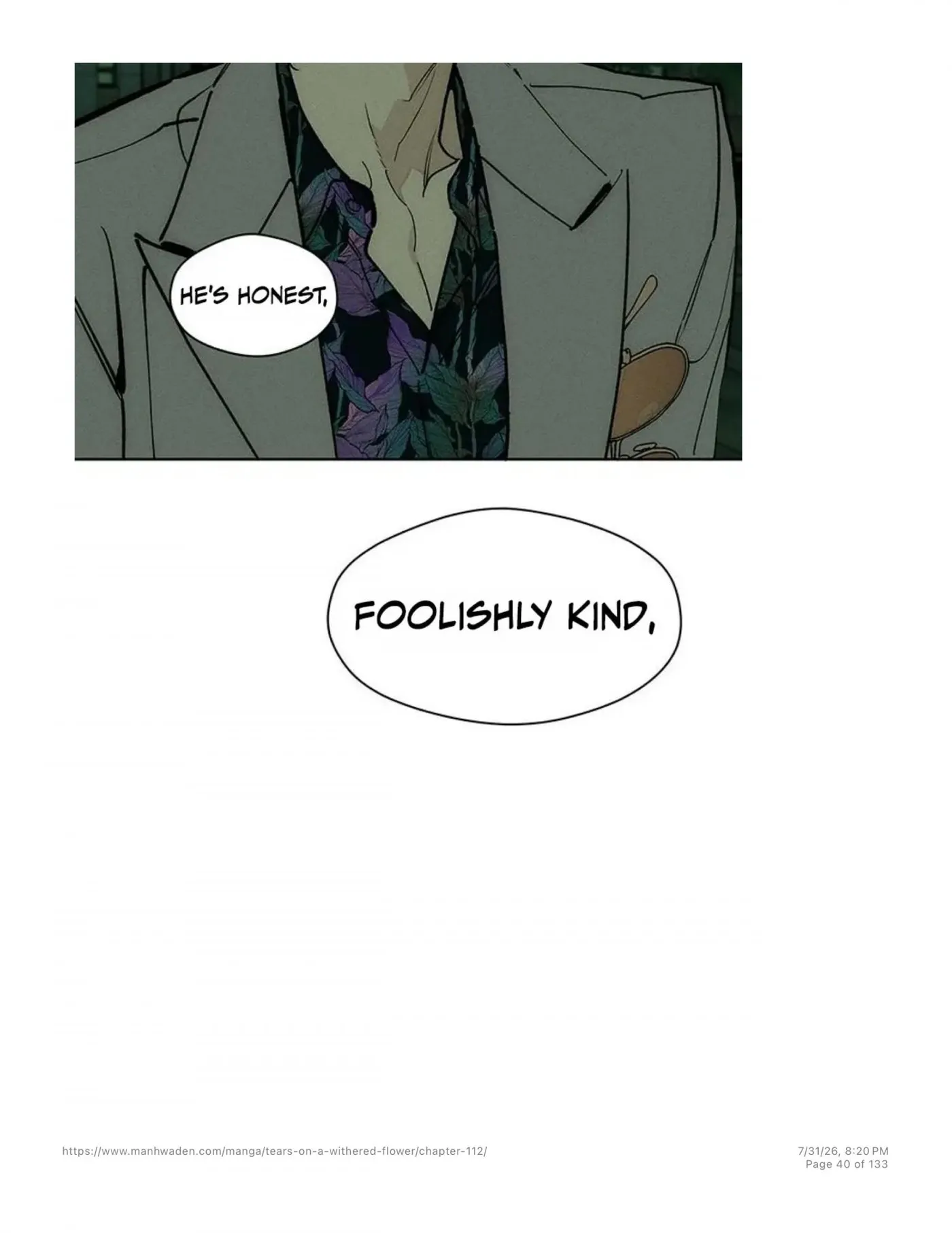 Read Tears on a Withered Flower chapter 112 image 38 on Lezhin