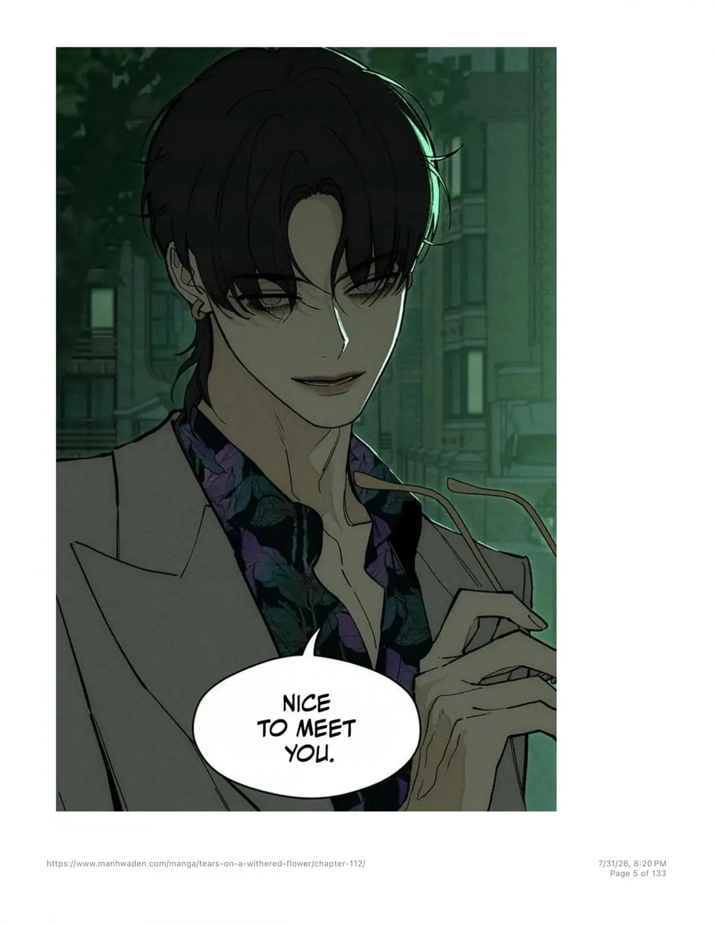 Read Tears on a Withered Flower chapter 112 image 4 on Lezhin