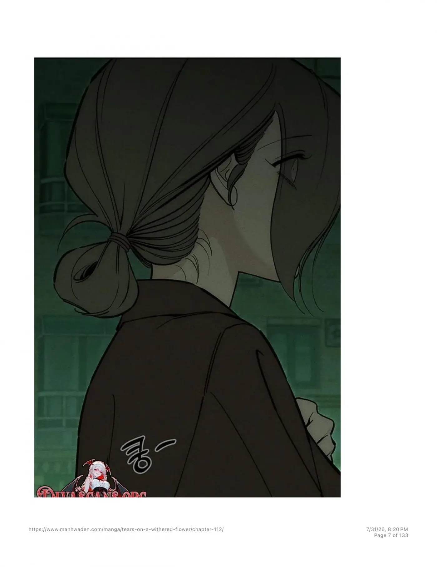 Read Tears on a Withered Flower chapter 112 image 5 on Lezhin