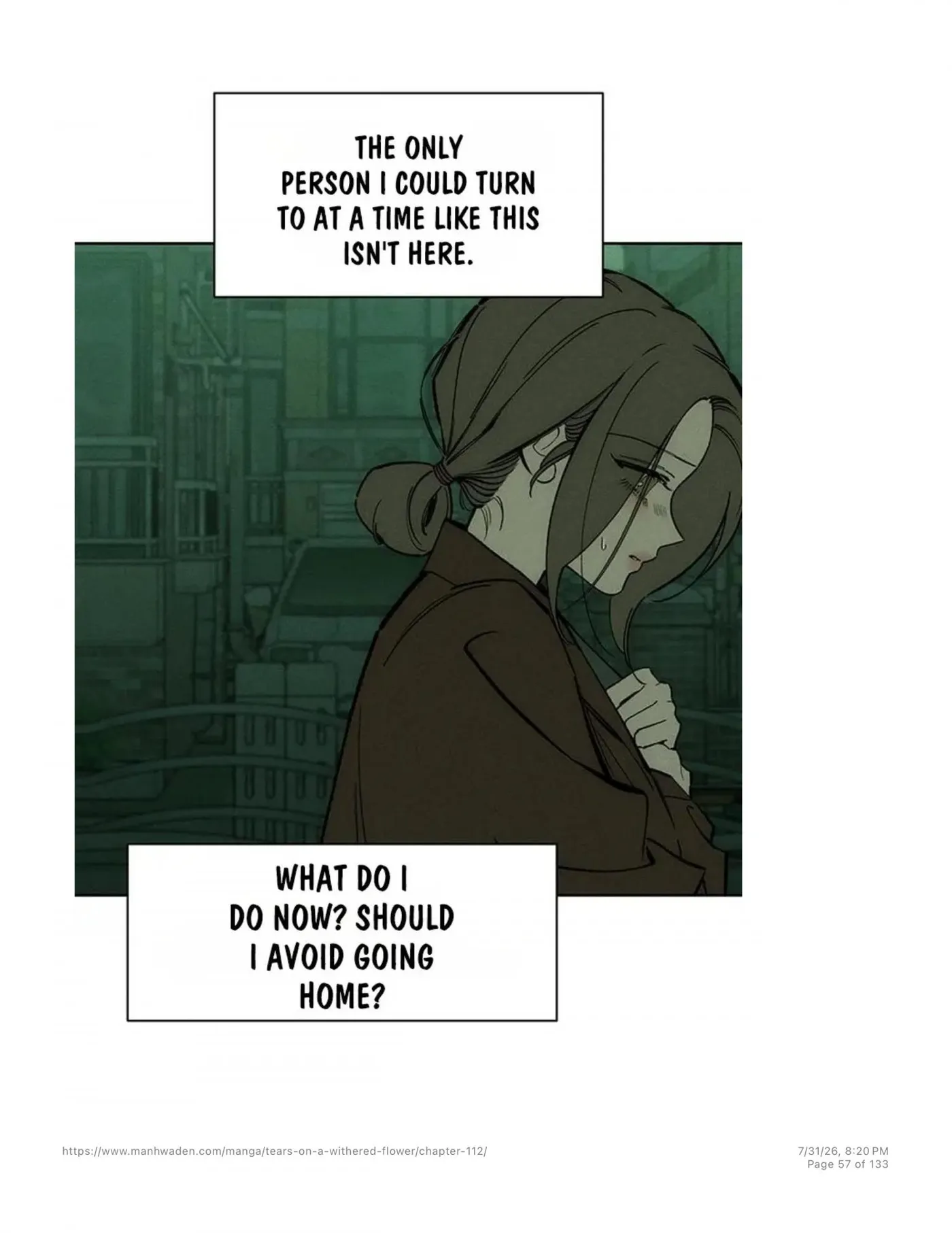 Read Tears on a Withered Flower chapter 112 image 55 on Lezhin