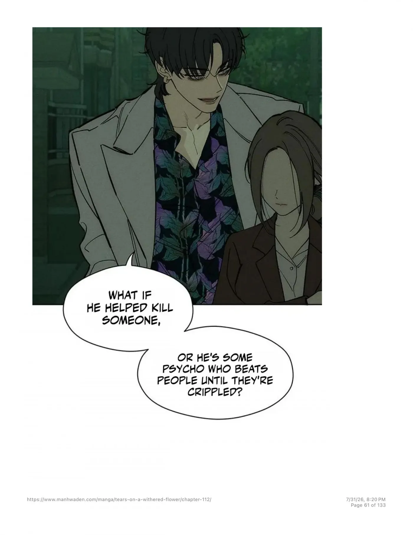 Read Tears on a Withered Flower chapter 112 image 59 on Lezhin