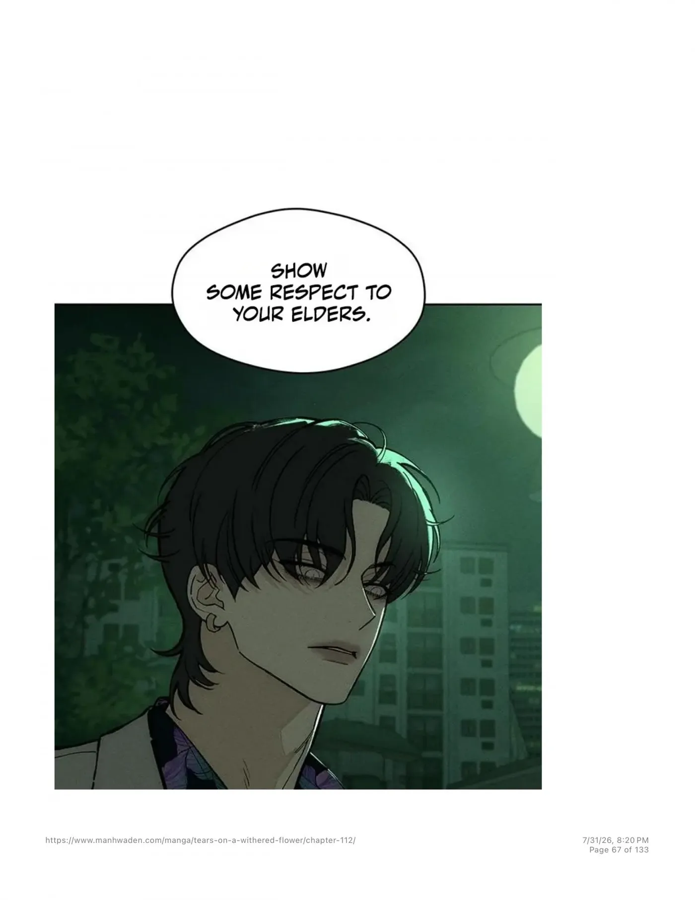 Read Tears on a Withered Flower chapter 112 image 65 on Lezhin