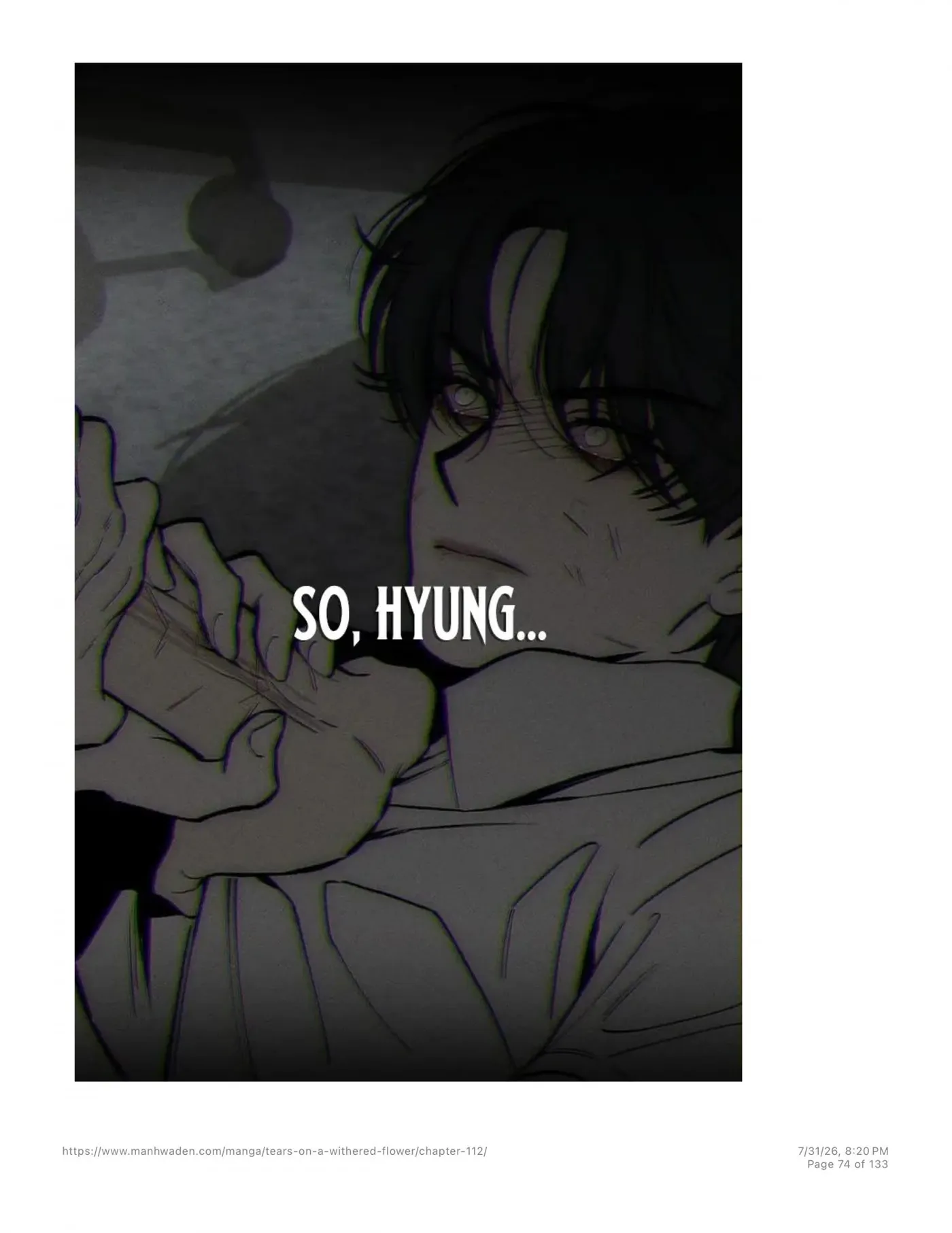 Read Tears on a Withered Flower chapter 112 image 72 on Lezhin
