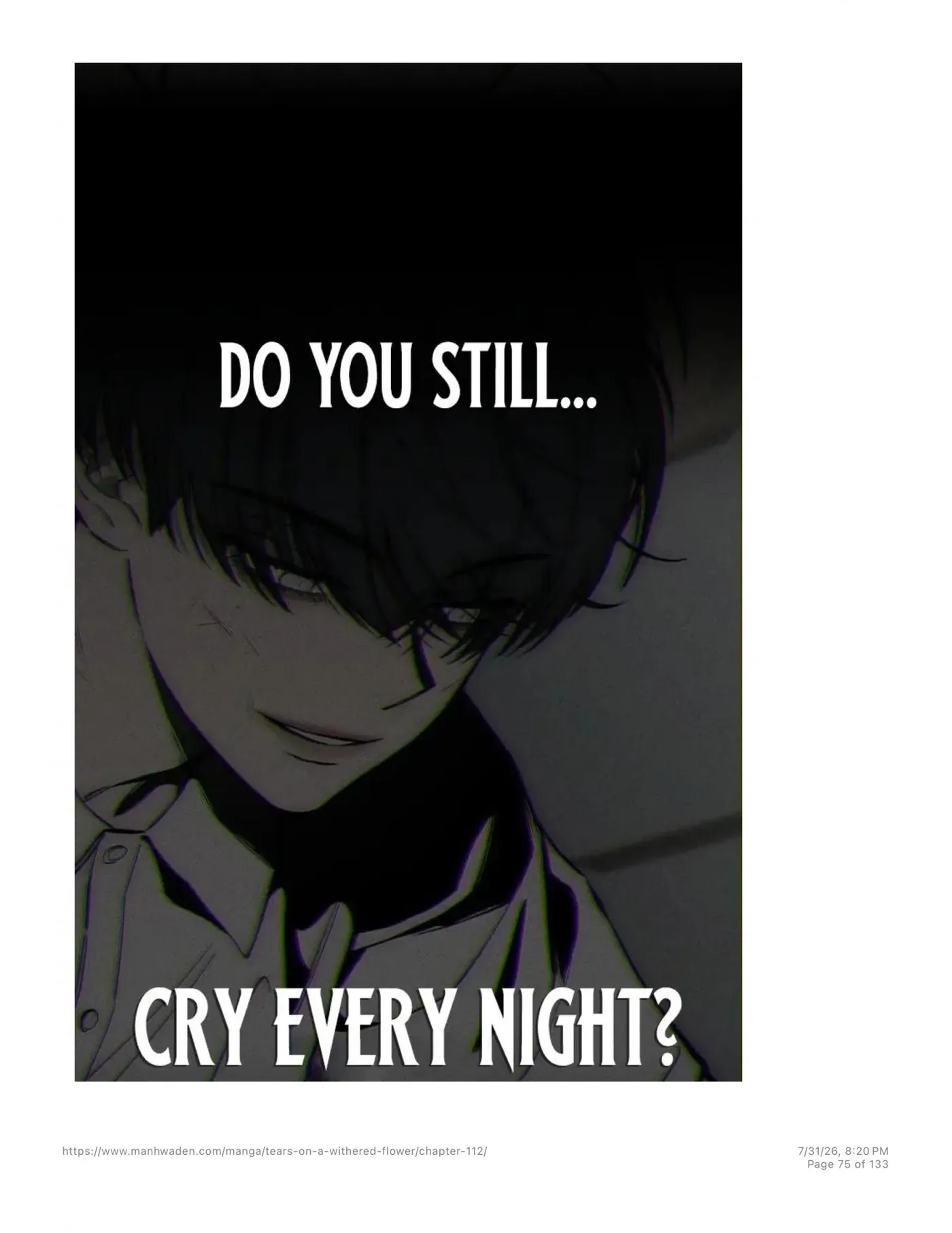 Read Tears on a Withered Flower chapter 112 image 73 on Lezhin