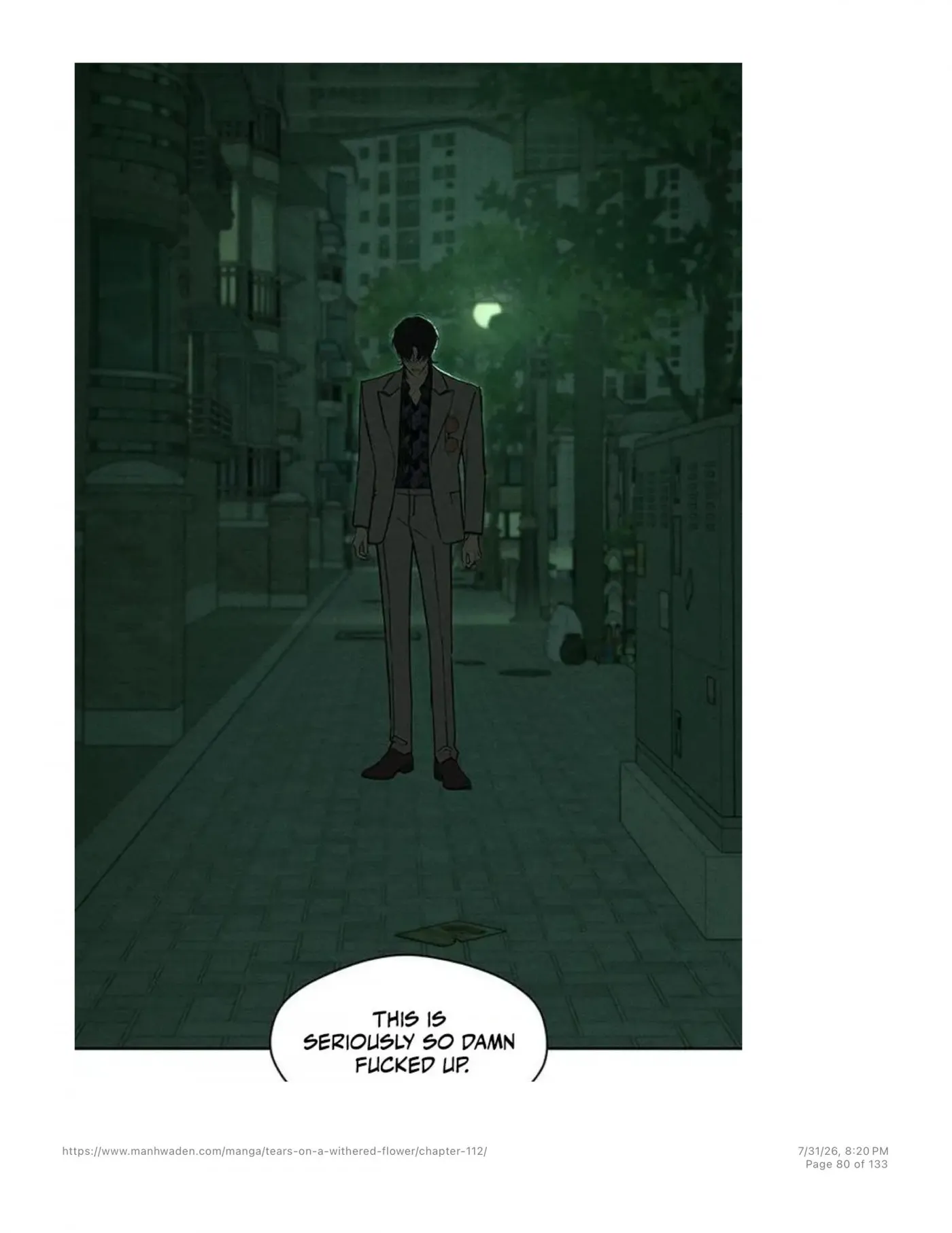 Read Tears on a Withered Flower chapter 112 image 78 on Lezhin
