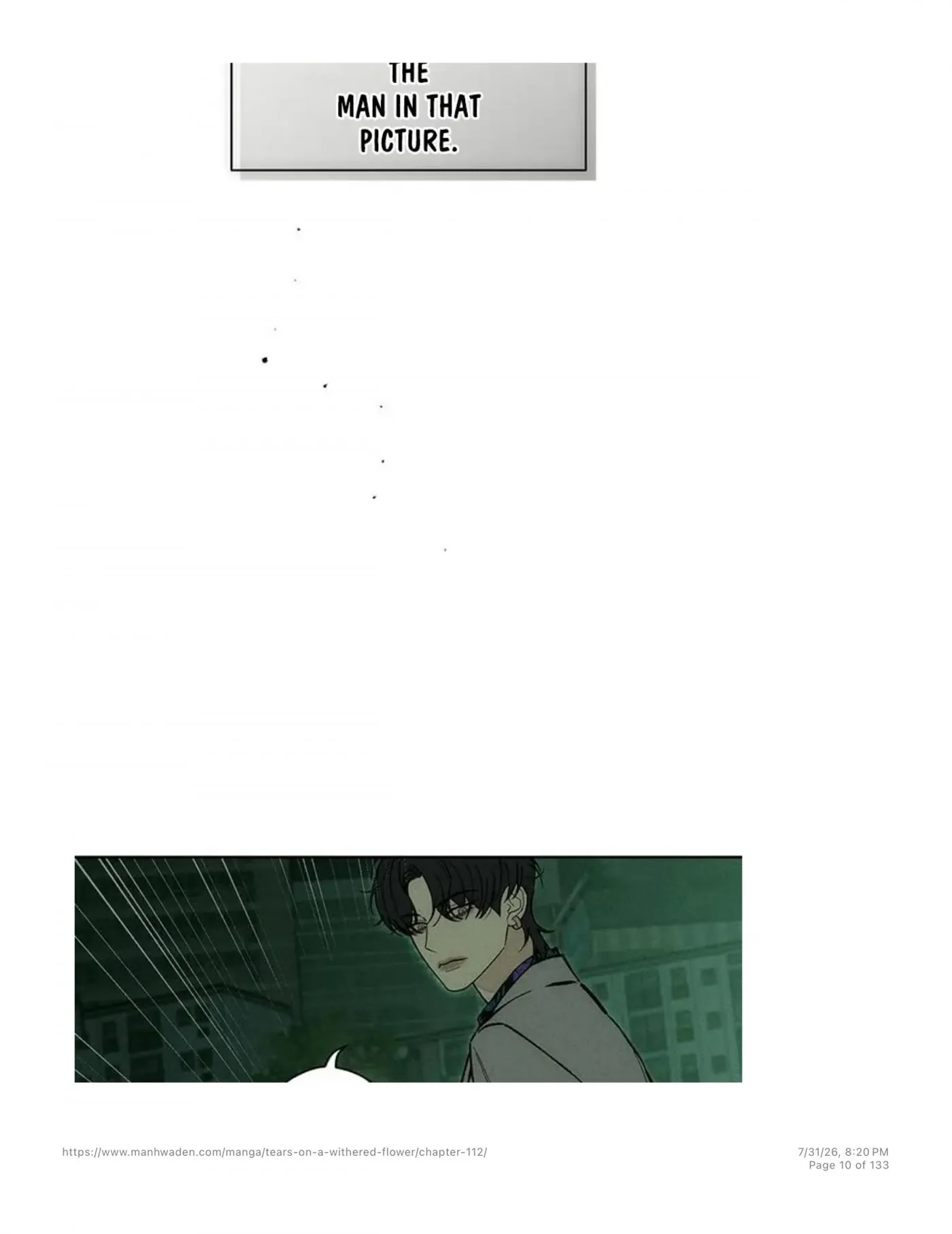 Read Tears on a Withered Flower chapter 112 image 8 on Lezhin