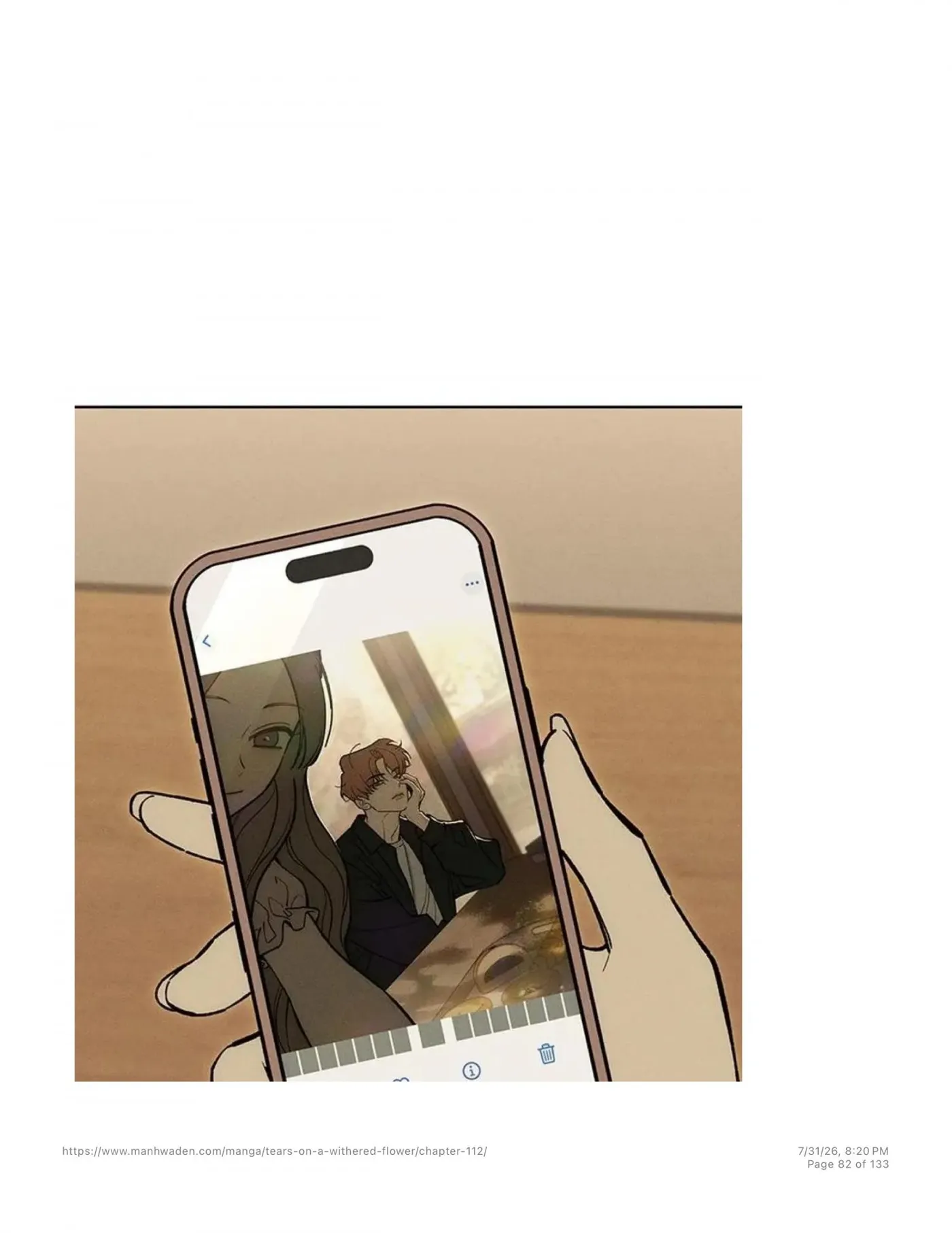 Read Tears on a Withered Flower chapter 112 image 80 on Lezhin
