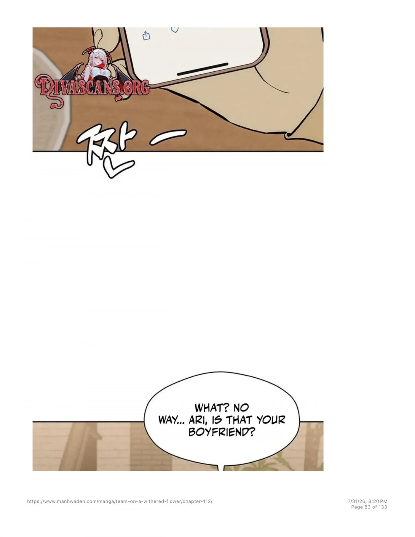 Read Tears on a Withered Flower chapter 112 image 81 on Lezhin