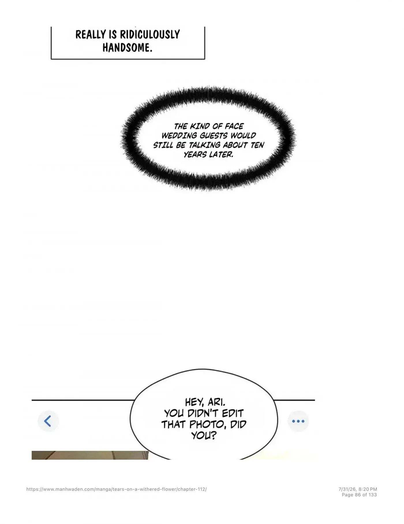 Read Tears on a Withered Flower chapter 112 image 84 on Lezhin